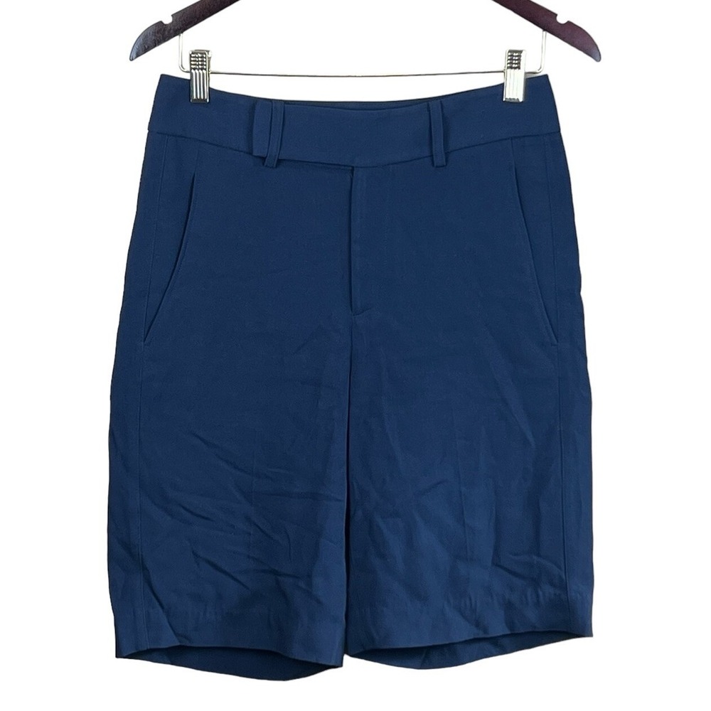 Helmut Lang Women's Navy‎ Bermuda Shorts Size 0 Perfect Condition